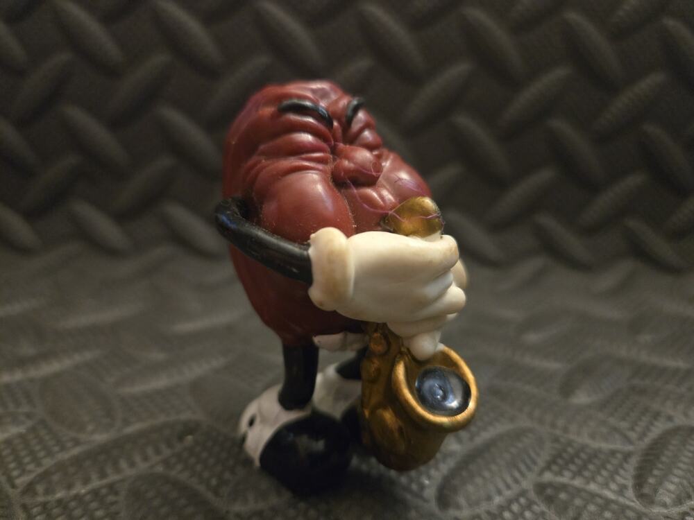 Vintage California Raisins Saxophone Player PVC Figure Applause 1987